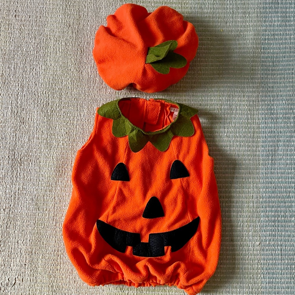 Pottery Barn Kids Baby Pumpkin Costume 12-24